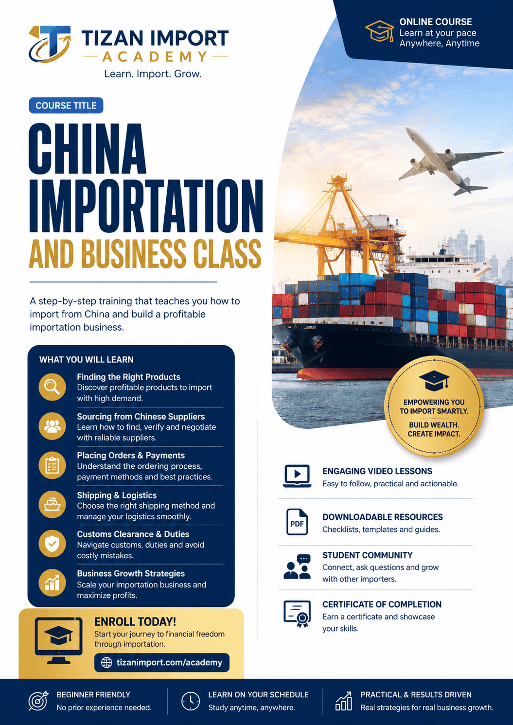 China Importation and business class